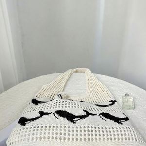 Nouveau Sac à Bandoulière Grande Capacité en Crochet 2025 pour Femmes, Sac Fourre-Tout en Crochet, Sac de Plage en Polyester - Product Image 4