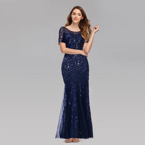 Personalizado Nueva llegada de encaje Floral Maxi Formal Fiesta Vestido de noche <span class=keywords><strong>Prom</strong></span> Vestidos largos de baile Vestido de novia - Product Image 4