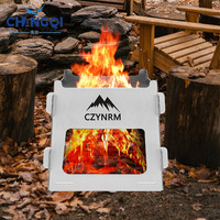 Poêle à feu pour Camping en plein air poêle multifonctionnel Barbecue à charbon de bois Mini Barbecue pliable personnalisé randonnée Barbecue Portable
