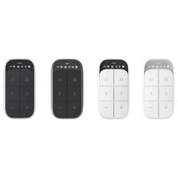 KONST-Mando a distancia universal, ultrafino, pequeño, recargable, USB tipo C, 433MHz, para alarma