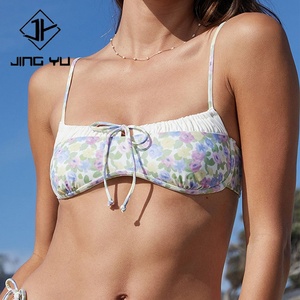 Maillot de bain deux pièces bikini sur mesure, maillot de bain sexy tendance, maillot de bain plissé en nylon recyclé 2025 - Product Image 5