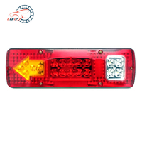 Feu arrière de freinage CQHZJ 12V 24V 131 LED étanche avec clignotant pour camion lourd, remorque et tricycle