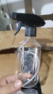 Pulvérisateur à tête réglable de 300ml 500ml vide rechargeable transparent robuste et flacon pulvérisateur en plastique pour le nettoyage, les plantes, les cheveux - Product Image 6