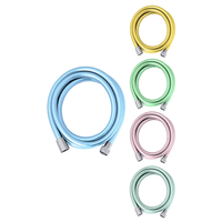 Manguera de Ducha de PVC Rosa con Longitudes Opcionales y Superficie de Fácil Cuidado para Programas de Reemplazo de Accesorios de Baño Modulares