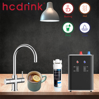 Iwater 4 en 1 maison cuisine chauffage rapide robinet d'eau chaude instantanée purificateur filtre robinet avec système de filtration