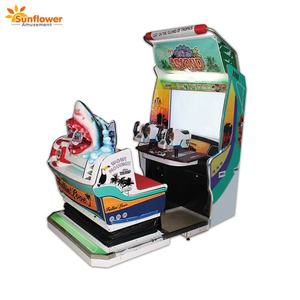Máquina de Juego de Arcade de Disparos Operada con Monedas, Simulador de Dos Jugadores de Disparos de Tiburones en la Isla Let's Go del Parque de Atracciones - Product Image 3