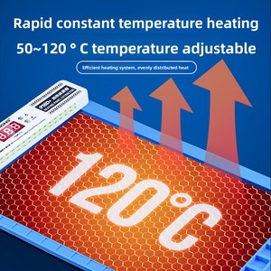 Plaque chauffante LCD 14 pouces pour réparation de téléphones et tablettes YAOGONG 918 – Station de préchauffage professionnelle pour séparation d'écrans <span class=keywords><strong>iPad</strong></span> Samsung - Product Image 2