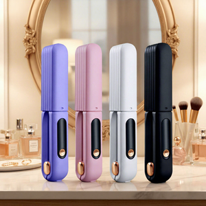 Mini brosse lissante sans fil 2-en-1 pour coiffure personnelle, lissage des <span class=keywords><strong>cheveux</strong></span> crépus, idéale pour les voyages et la coiffure en extérieur - Product Image 6