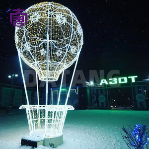 Guirlandes lumineuses LED décoratives en forme de montgolfière pour les fêtes, les rues, les arches, les places, les parcs, les festivals et les événements extérieurs. - Product Image 4