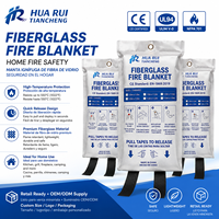 Couverture anti-feu en fibre de verre pour appartement, maison, cuisine, camping-car, barbecue, cheminée, sécurité d'urgence, commandes en gros sous marque privée