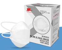Masque respiratoire FFP3, Masque FFP3 à haute filtration, Masque de protection jetable pliable anti-poussière de ciment pour usage industriel