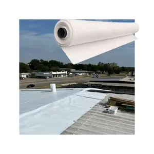 TPO Toitures Systèmes de toitures commerciales monocouche Réparation de toitures plates Fourniture d'usine blanche Feuille de membrane