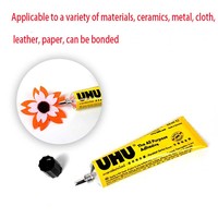 Germany Uhu 125ml Strong Transparent Universal Glue for Fabric Plastic Leather-for Household Sundries