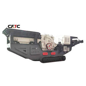 Concasseur mobile sur chenilles pour pierres de montagne et béton, avec composants essentiels tels que moteur, roulement, engrenage et PLC - Product Image 4