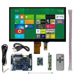 10.1 Inch Multipurpose Portable LCD Display Screen Monitor Driver Control Board HD-Compatible VGA AV Digitizer Touchscreen