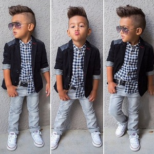 Moda a granel al por mayor Ropa para niños Chándales para niños Traje de <span class=keywords><strong>3</strong></span> piezas de algodón para niños Boy Wearing - Product Image 6