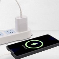 Adaptateur secteur GaN Super Rapide 30W PD Type-C avec protection électrique ignifuge OVP/SCP/OTP pour voyage, mobile, tablette/iPad
