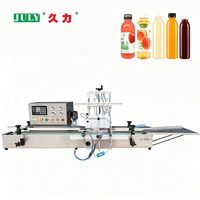 Machine de remplissage de liquides à pompe péristaltique entièrement automatique 6L pour miel, sauces, crèmes et produits visqueux