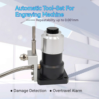 Makinopc T24E-20 Base carrée 20 mm, Préséteur d'outil CNC pour gravure et fraisage, Détection de mesure et pré-étalonnage de l'axe Z, pour atelier d'usinage