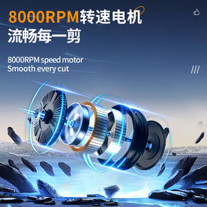 เครื่องโกนหนวดไฟฟ้าแบบลูกสูบ Kemei Km T227 สำหรับผู้ชาย พร้อมที่กันจอนหนวดเคราแบบชาร์จไฟได้ พร้อมพอร์ตชาร์จ USB - Product Image 4