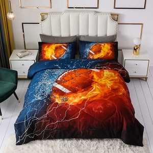 Vỏ Gối In Kỹ Thuật Số Bóng Đá Bóng Rổ Dòng Thể Thao Xu Hướng Thời Trang, Bộ Đồ Giường Polyester Gia Dụng - Product Image 4