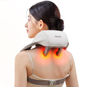 Techlove Neue Verbesserte Knettechnik Tragbarer Intelligenter Elektrischer Shiatsu-Knetmassagegerät für Nacken, Rücken und Schultern - Product Image 1