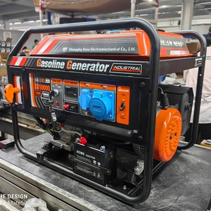 Máy phát điện cầm tay 5.0KVA 6.5kw Máy phát điện 110V 220V 380V Máy Phát Điện Xăng - Product Image 2