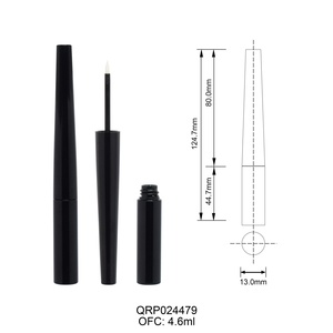 Envase de Tubo de Delineador Líquido de Plástico Ecológico de 4 ml con Logotipo Personalizado, Nuevo Diseño para Uso Cosmético, Incluye Tubos de Pegamento para Pestañas - Product Image 2