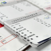 XINZHU carton papier thermique étiquette Film adhésif matériel de carte d'embarquement pour billets d'avion d'aéroport impression de compagnie aérienne