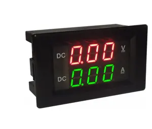 DC 100V20A 50A 100A 200A 10A Digital Voltmeter Ammeter DC VOLT AMP Tester Gauge with red and green Led independent power supply