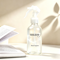 Diffuseur d'ambiance parfumé Amber Frosted, vaporisateur d'intérieur, brume fine, parfum d'ambiance, flacon vaporisateur fleuri, ensemble d'emballage