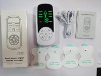 Mini masseur TENS/EMS 2 en 1 avec prise USB pour le cou, les mains, les pieds, les jambes et le corps, massage ABS et acier inoxydable - 200g léger