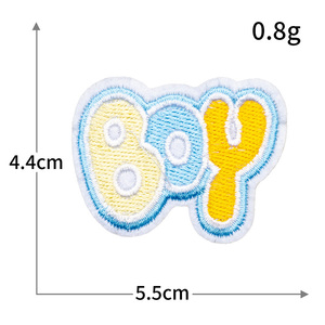 Custom Embroidered Lightweight <strong>3D</strong> Puff Embroidery Fabric <strong>Patches</strong> in Premium Materials Iron-On Badges for Clothing - Product Image 4