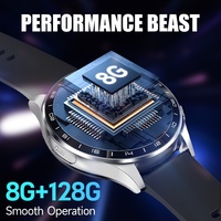 Reloj Inteligente LM05 con Pantalla Táctil AMOLED, Carcasa Metálica Cuadrada, Gel de Sílice, Ranura para Tarjeta SIM, Resistente al Agua IP67, Brújula, Llamadas y Monitor de Sueño