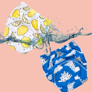 Couches <span class=keywords><strong>de</strong></span> <span class=keywords><strong>bain</strong></span> réutilisables pour bébé fille - Ajustables et lavables pour bébés <span class=keywords><strong>de</strong></span> 0 à 8 <span class=keywords><strong>mois</strong></span> - Idéales pour les cours <span class=keywords><strong>de</strong></span> natation - Product Image 4