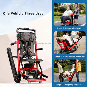 Fauteuil roulant électrique motorisé pour escaliers, pliable en aluminium, équipement d'évacuation et de réadaptation électrique pour personnes âgées - Product Image 5