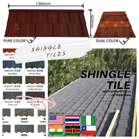 Tôles de toiture ondulées en métal revêtu de pierre résistantes à la chaleur Sangobuild, ignifuges, résistantes aux UV, garantie à vie, usage résidentiel