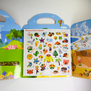 Livre de collection d'autocollants pour commandes en gros, conception personnalisée, revêtement aqueux, papier soyeux 120 g/m², programme de fidélité, élégant et personnalisé - Product Image 4