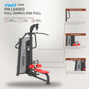 Máquina <span class=keywords><strong>de</strong></span> Polea Larga para Ejercicios <span class=keywords><strong>de</strong></span> Fuerza, Equipo <span class=keywords><strong>de</strong></span> Gimnasio MND Fitness, para Clubes Deportivos en Sao Paulo, <span class=keywords><strong>de</strong></span> Alta Resistencia - Product Image 1