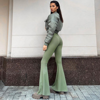 GIMILY oem custom une pièce combishorts body femmes lait soie haute élastique fermeture éclair col en V Sports yoga combinaisons évasées