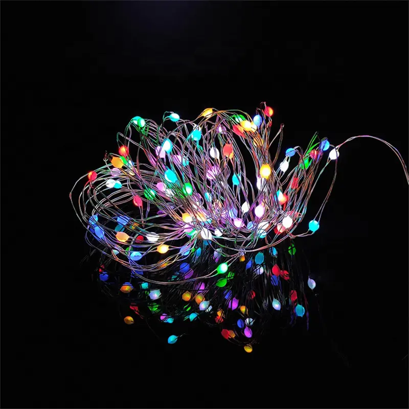 USB Powered Waterproof Big Bulb RGB String Copper Wire Fairy Lights For Christmas Holiday Decor