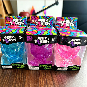 ของเล่นบีบลดความเค<span class=keywords><strong>รี</strong></span>ยด Instock Fidget Toys ของเล่นบีบมอลโทส ยืดหยุ่นคืนตัวช้า รูปแมงกะพรุน 11 ซม. สินค้าขายดี Ned Oh Squishy พร้อมโลโก้ - Product Image 5