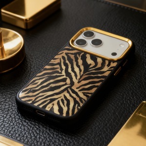 Coque de téléphone abordable à motif personnalisé, nouveau design bicolore avec rainures, motif <span class=keywords><strong>dessin</strong></span>, cinq anneaux métalliques pour iPhone 17 16 15 Pro <span class=keywords><strong>Max</strong></span> - Product Image 3