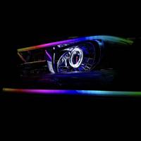 Promotion : Phares de Voiture à LED avec Anneaux Halo Angel Eyes, Projecteurs Bi-LED et Cache de Phare, Feux de Jour et Lampes Décoratives de Rétrofit