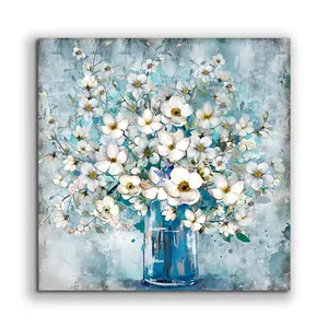 Wholesale Wall Art Custom Design Canvas Painting Still Life Canvas Print Painting Flowers For Wall Decor