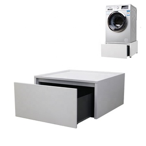 Meuble de rangement sur pied pour machine à laver <span class=keywords><strong>Support</strong></span> en métal <span class=keywords><strong>avec</strong></span> <span class=keywords><strong>tiroir</strong></span> - Product Image 1