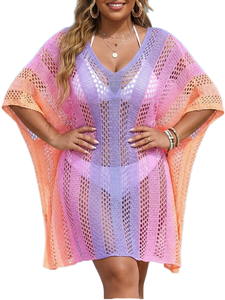 LVLAEA Traje de Baño Hueco para Mujer, Manga Murciélago, Cuello en V Ancho, Estilo Y2K, Transpirable, Ecológico, Elástico, Liso, Tejido de Punto - Product Image 2