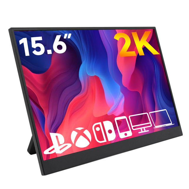 Wholesale OEM/ODM Easy Connection 15.6nch Laptops Dual 1080P LCD Display Notebook Laptop Monitorsportable Tri Screen