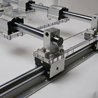 Système de glissière de routeur modulaire avec rail linéaire de 20 mm et glisse fluide - Plans de fraisage pour l'aplatissement de dalles de bois inclus
