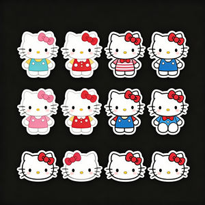 <span class=keywords><strong>Hello</strong></span> <span class=keywords><strong>Kitty</strong></span> Anpassbare Kühlschrankmagnete <span class=keywords><strong>Set</strong></span> - Kawaii Wohndekor Geschenk für den Schulanfang - Product Image 3